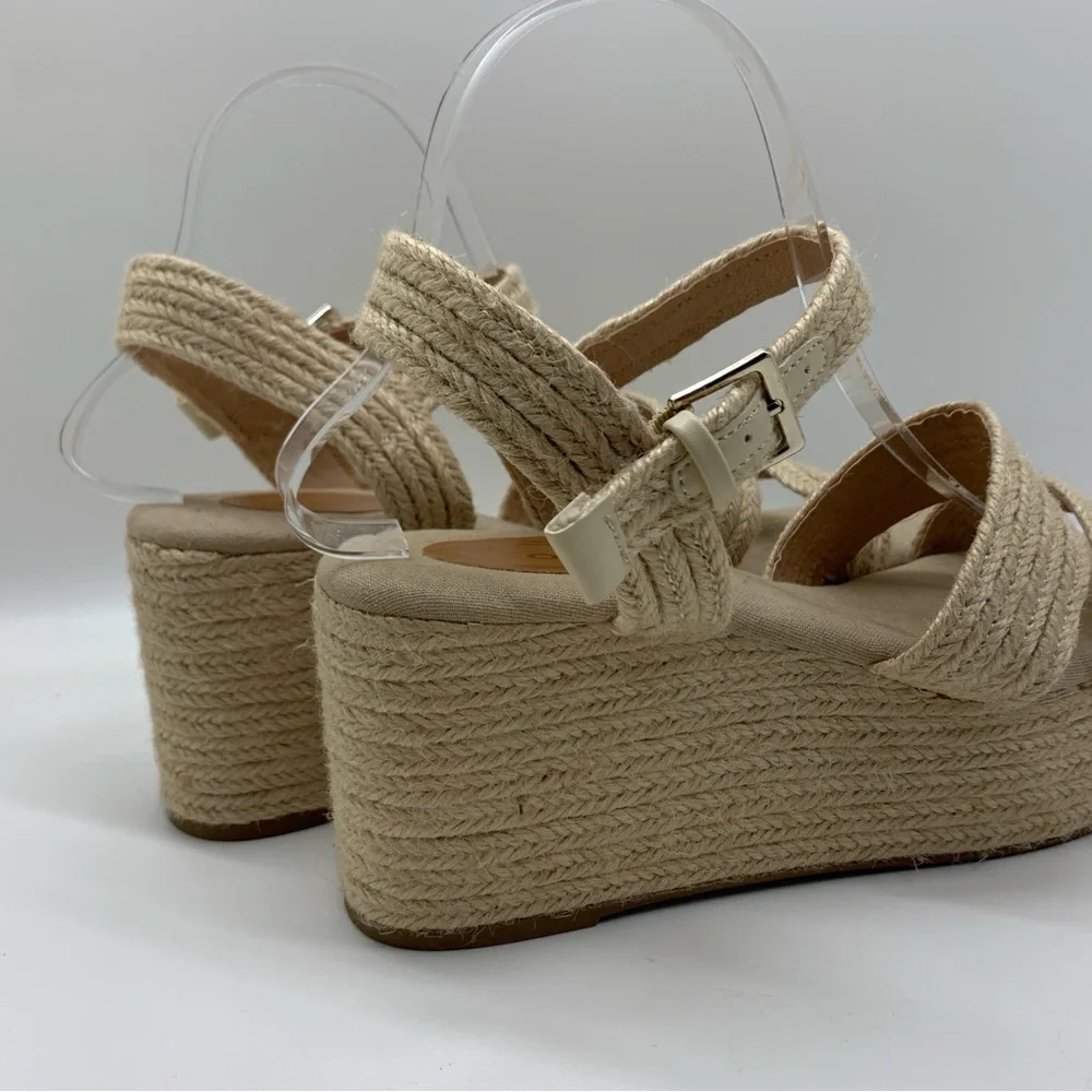 Scoop NYC Women's Jute Wrapped Wedge Sandals Size 10 NWOT - Picture 10 of 14